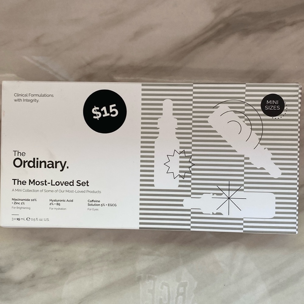 The Ordinary The most loved set mini sizes